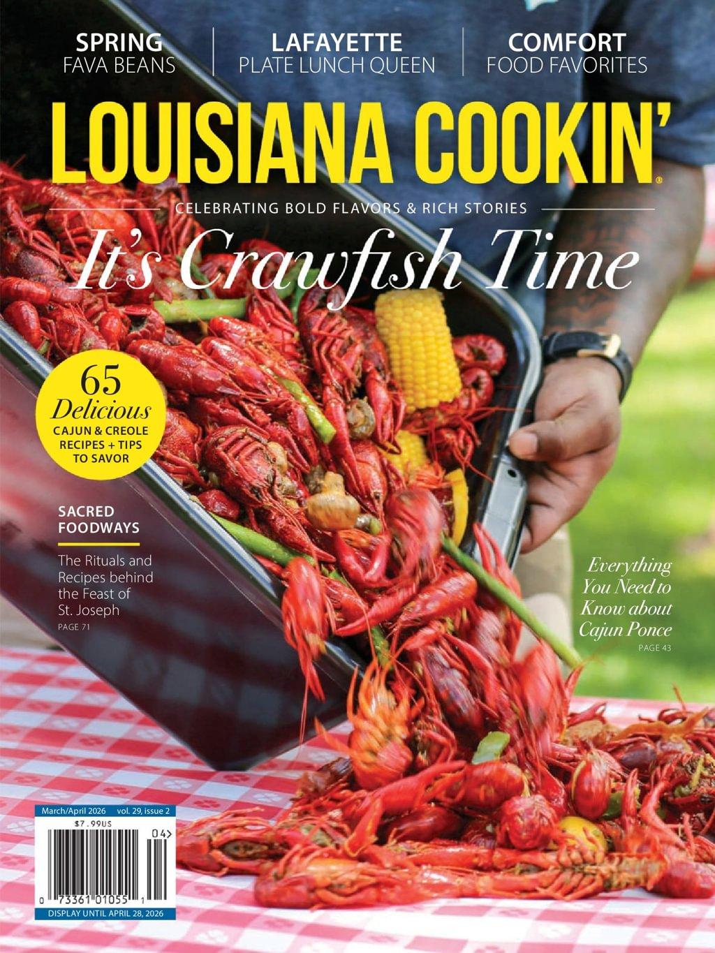 Louisiana Cookin Magazine Subscription                    February 24th, 2026 Issue