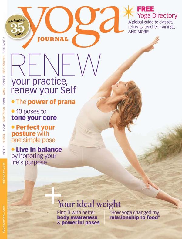 Yoga Journal Covers - Racked