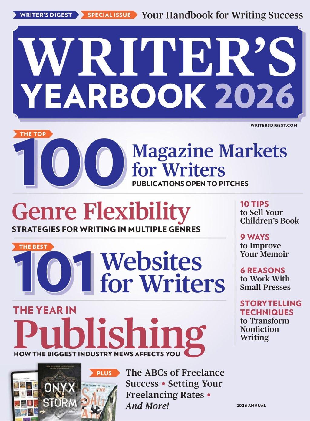 Writer's Digest Magazine October 27th, 2026 Issue Cover