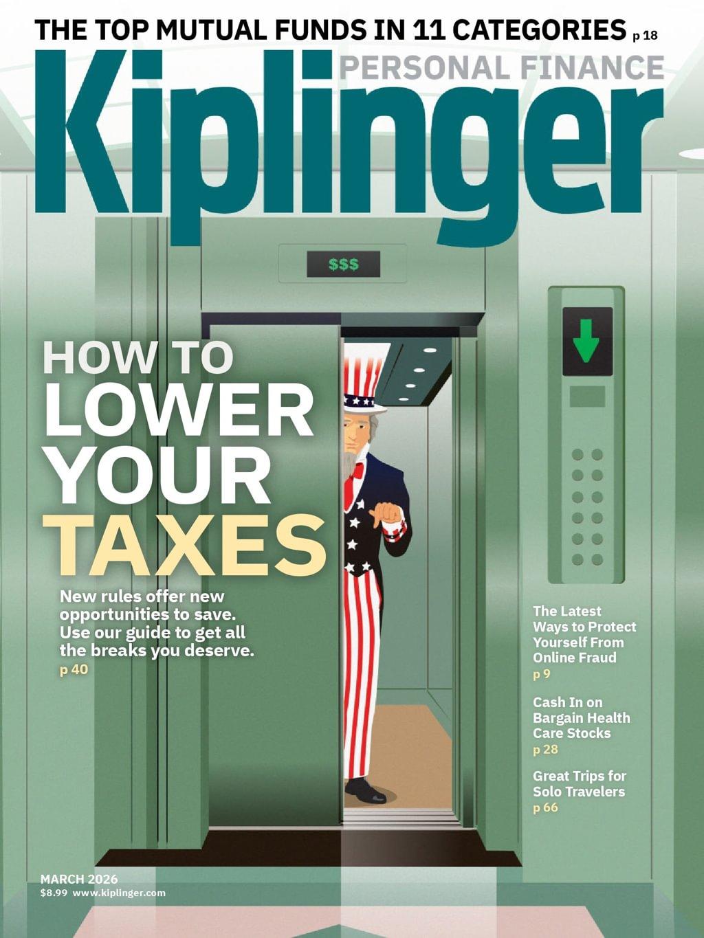 Kiplinger's Personal Finance Magazine Subscription                    March 1st, 2026 Issue