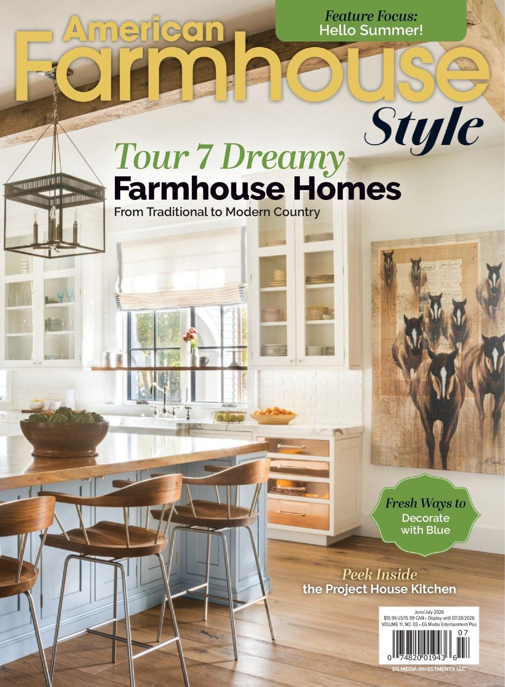 American Farmhouse Style Magazine June 1st, 2026 Issue Cover