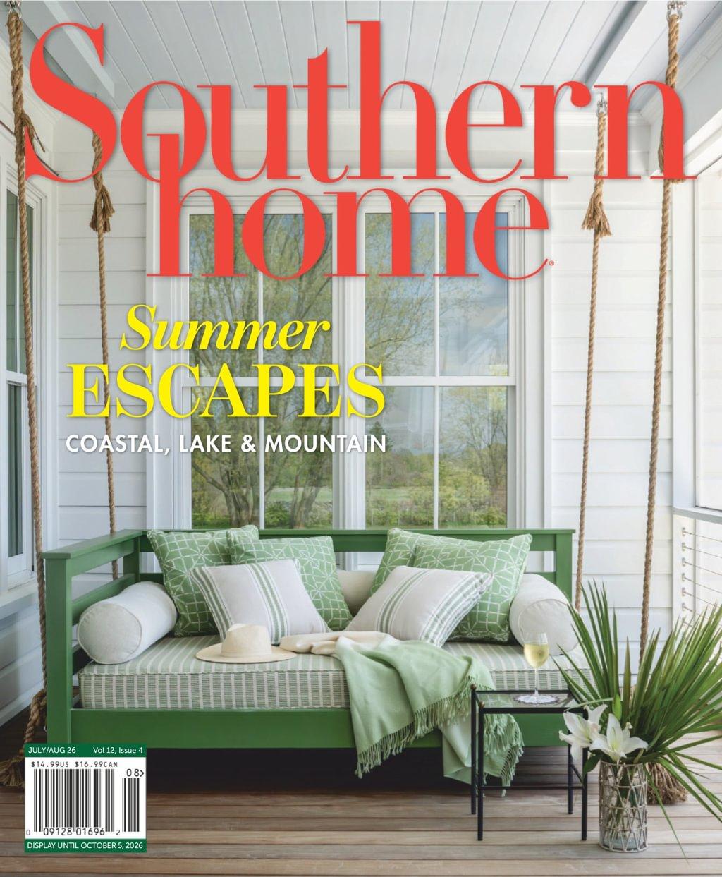 Southern Home Magazine Subscription                    July 1st, 2026 Issue