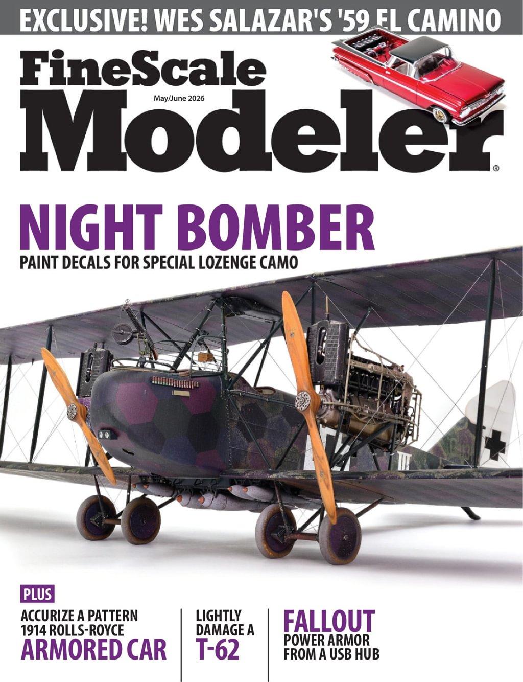 Finescale Modeler Magazine Subscription                    May 1st, 2026 Issue