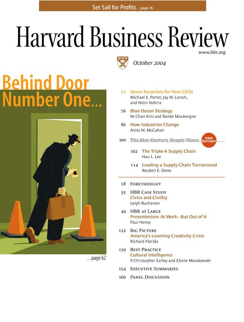 Harvard Business Review Print & Digital