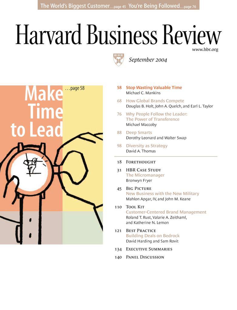 Harvard Business Review Print & Digital