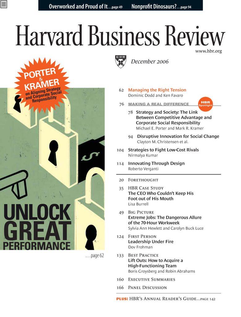 Harvard Business Review Print & Digital