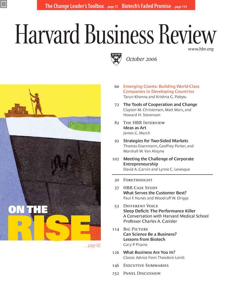 Harvard Business Review Print & Digital