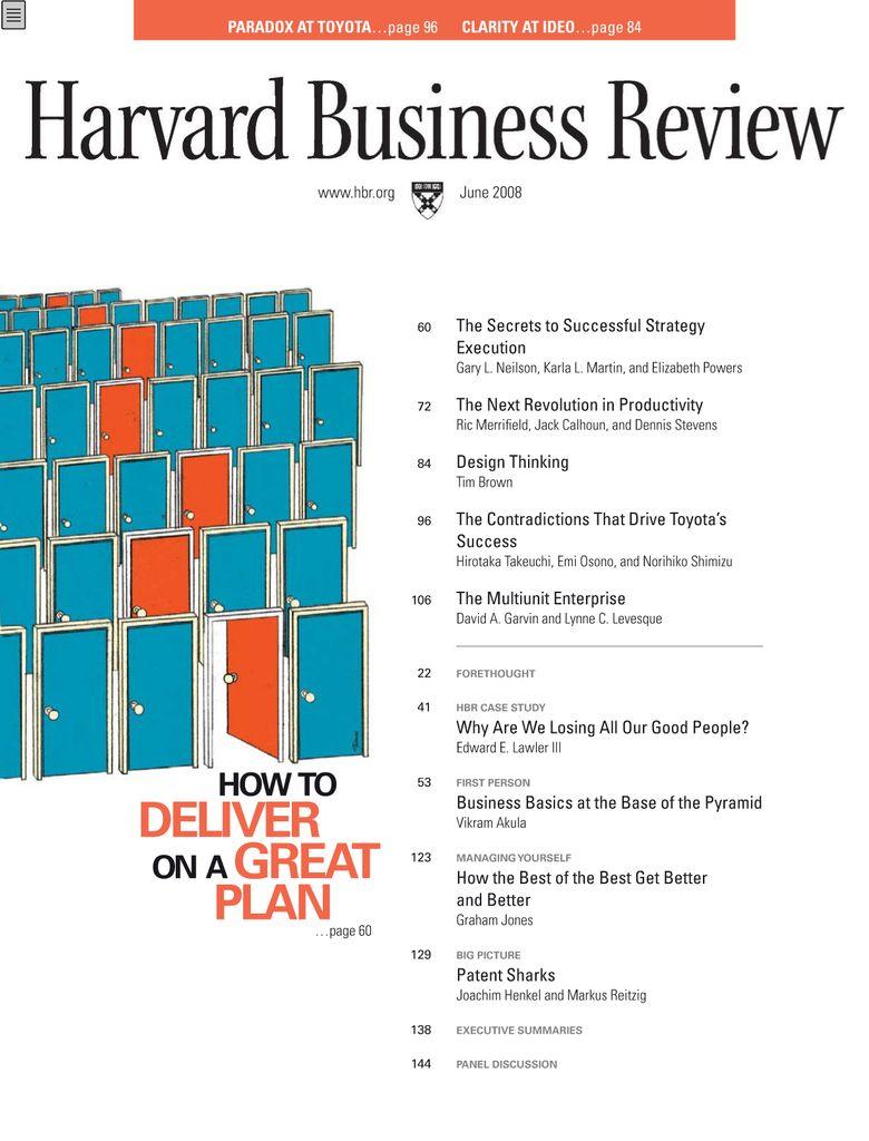 Harvard Business Review Print & Digital