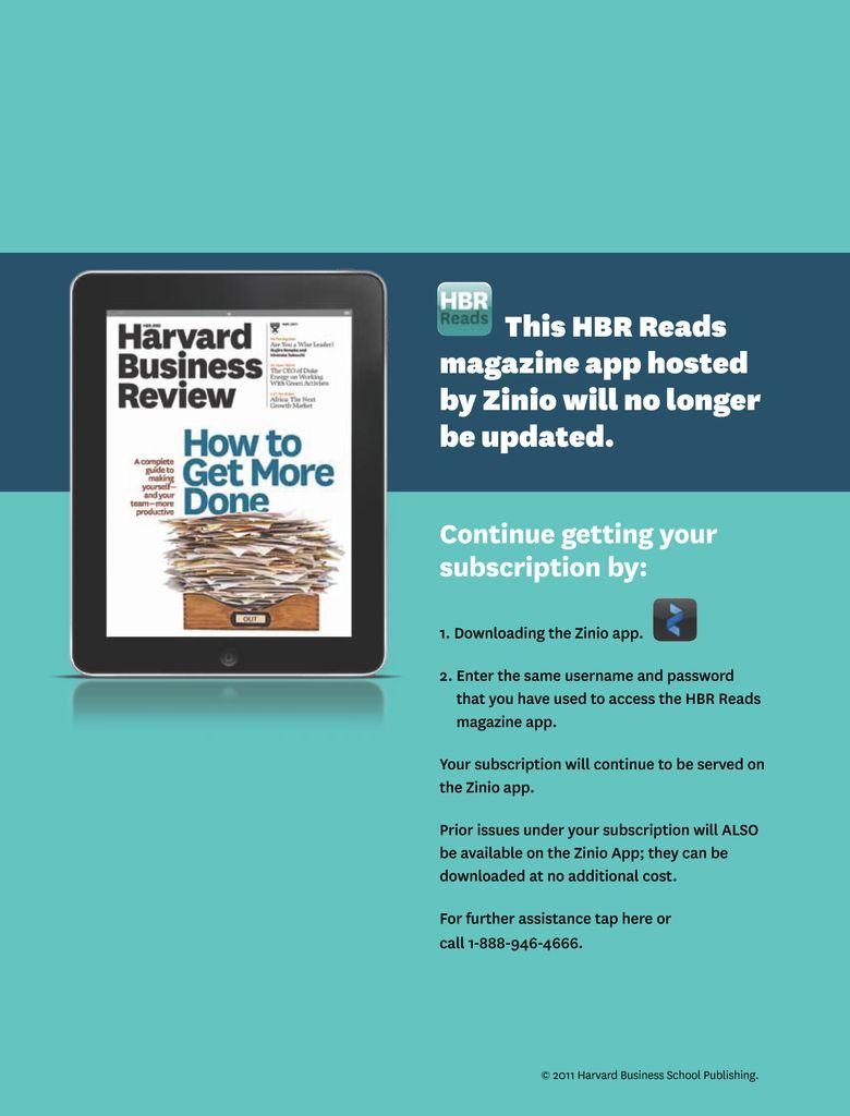 Harvard Business Review Print & Digital