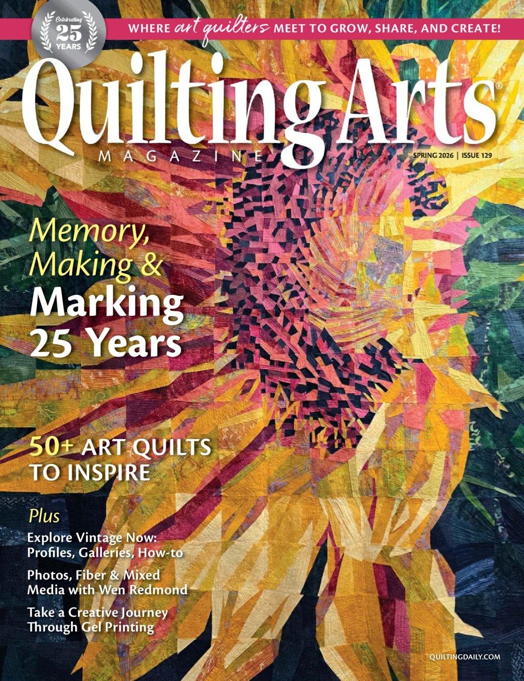 Quilting Arts Magazine February 27th, 2026 Issue Cover