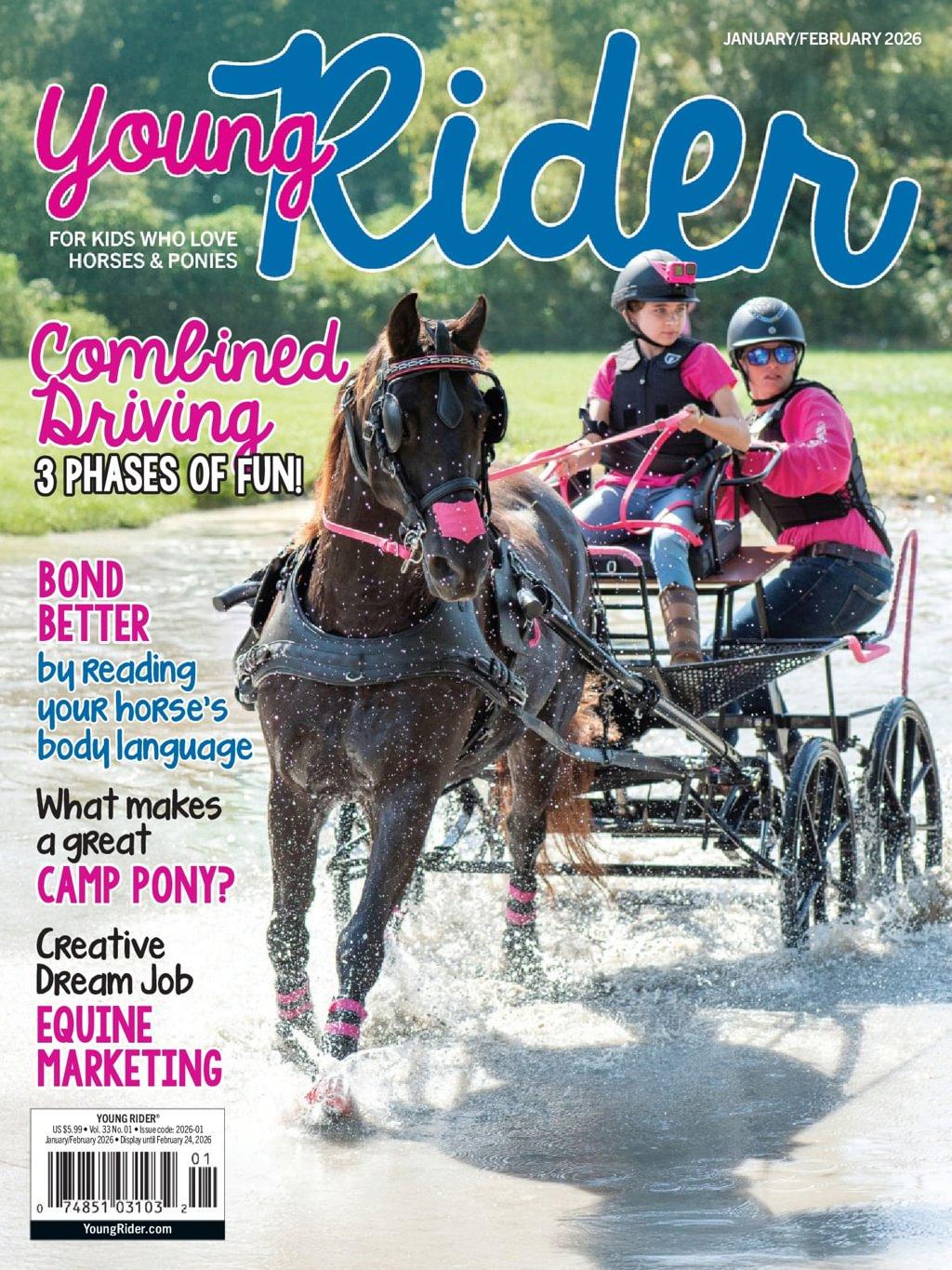 Young Rider Magazine Subscription                    January 1st, 2026 Issue