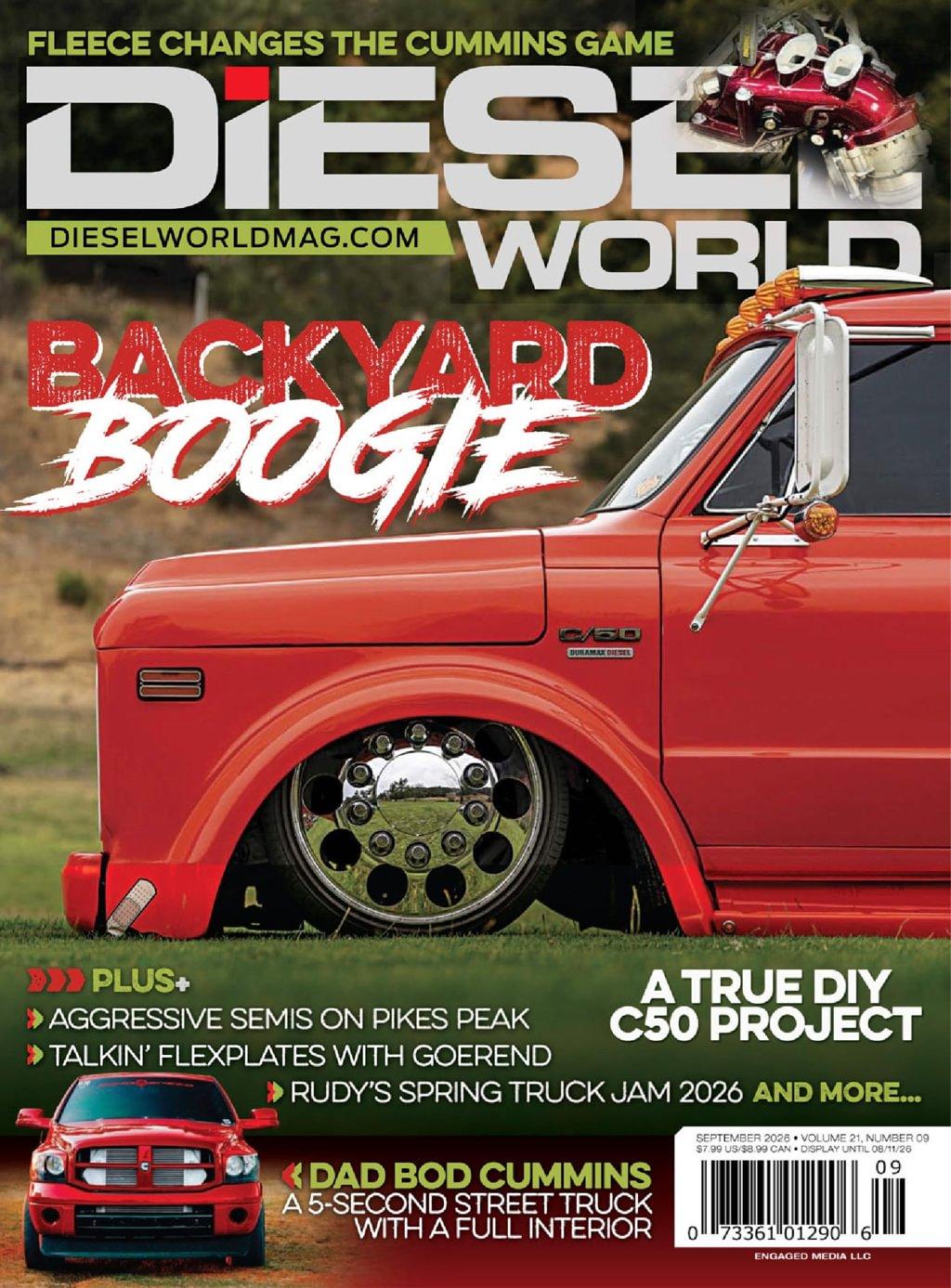 Diesel World Magazine Subscription                    September 1st, 2026 Issue