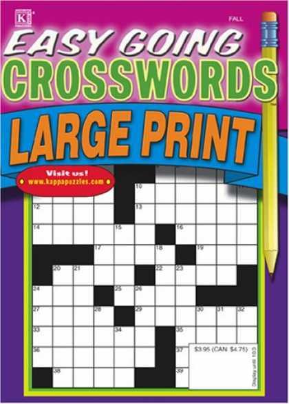 Easy Going Crosswords - Large Print
