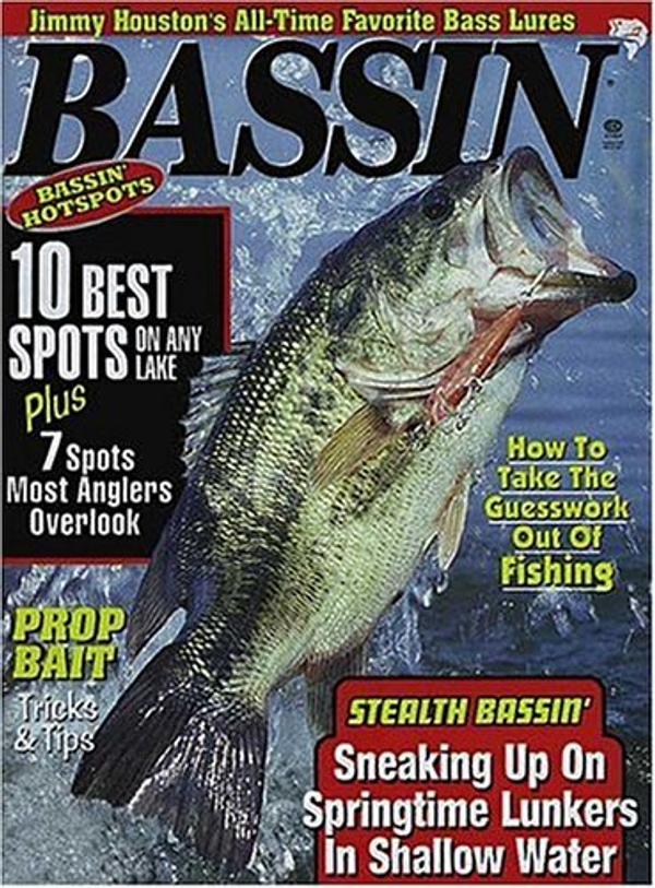 Bassin' Man Vintage Magazine Bass Fishing Tackle Technique Schelling Cover