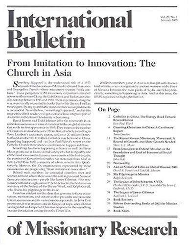 International Bulletin of Missionary Research