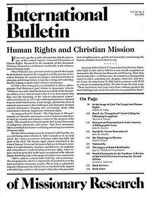 International Bulletin of Missionary Research
