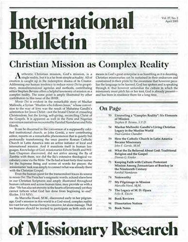 International Bulletin of Missionary Research