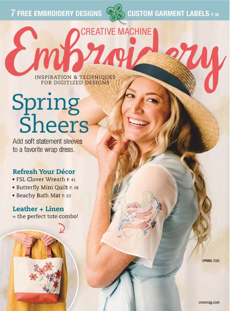 Creative Machine Embroidery Magazine TopMags