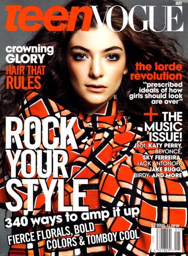 110522 Teen Vogue magazine cover template