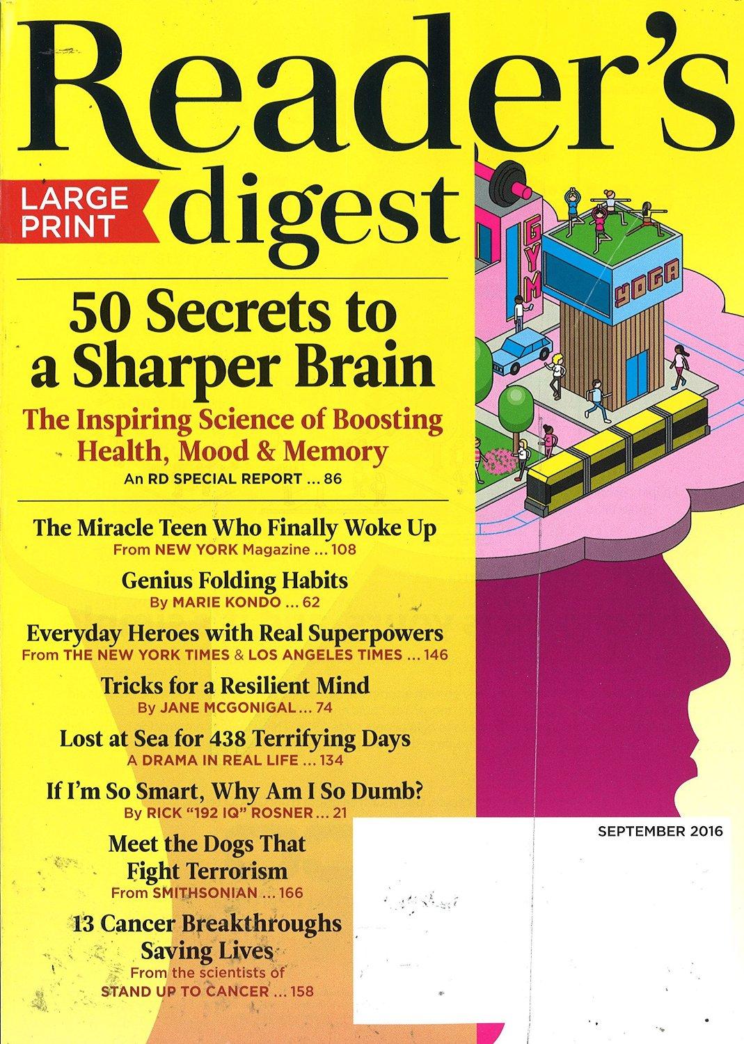 Reader's Digest Large Print Magazine TopMags