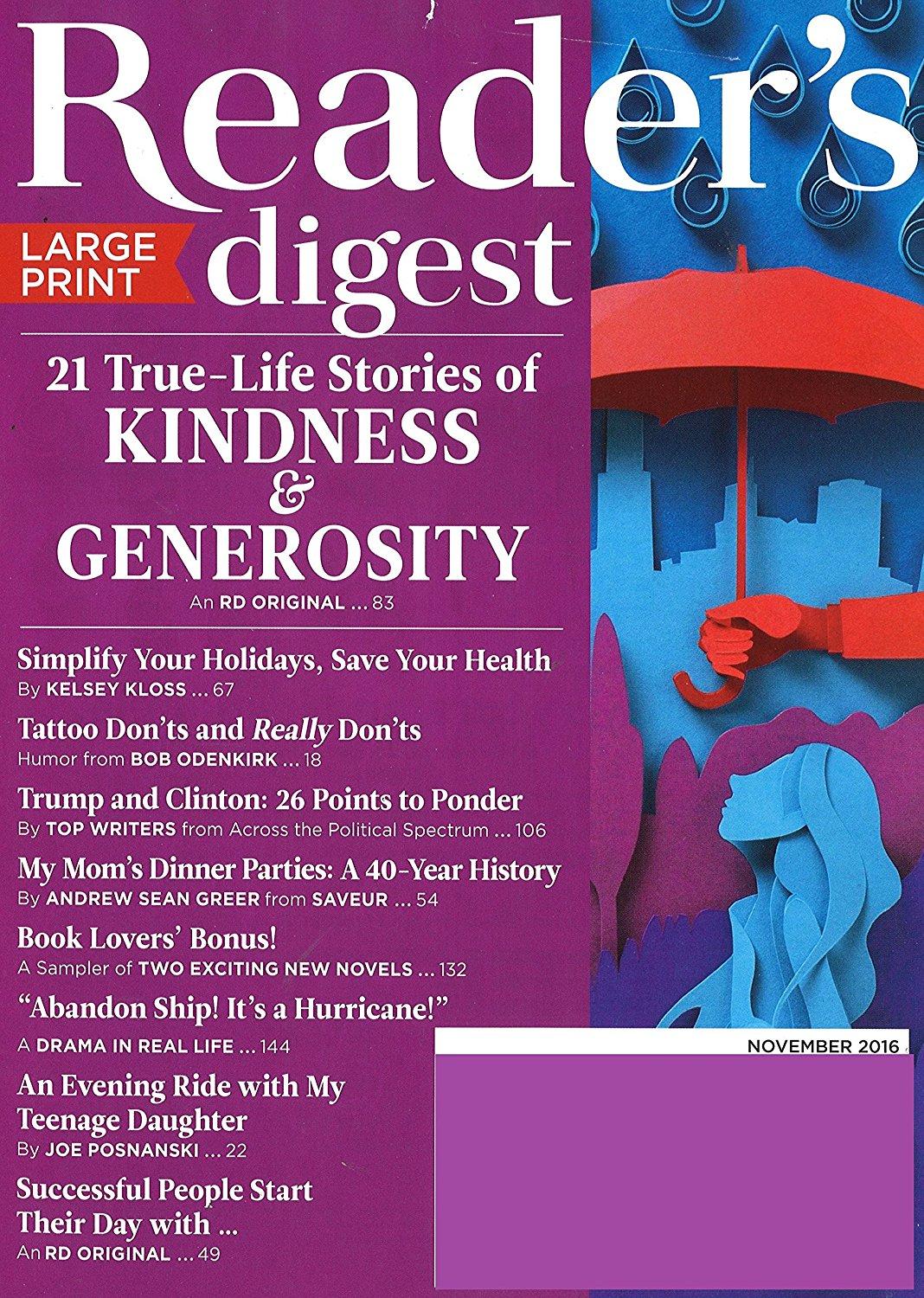 Reader's Digest Large Print Magazine TopMags