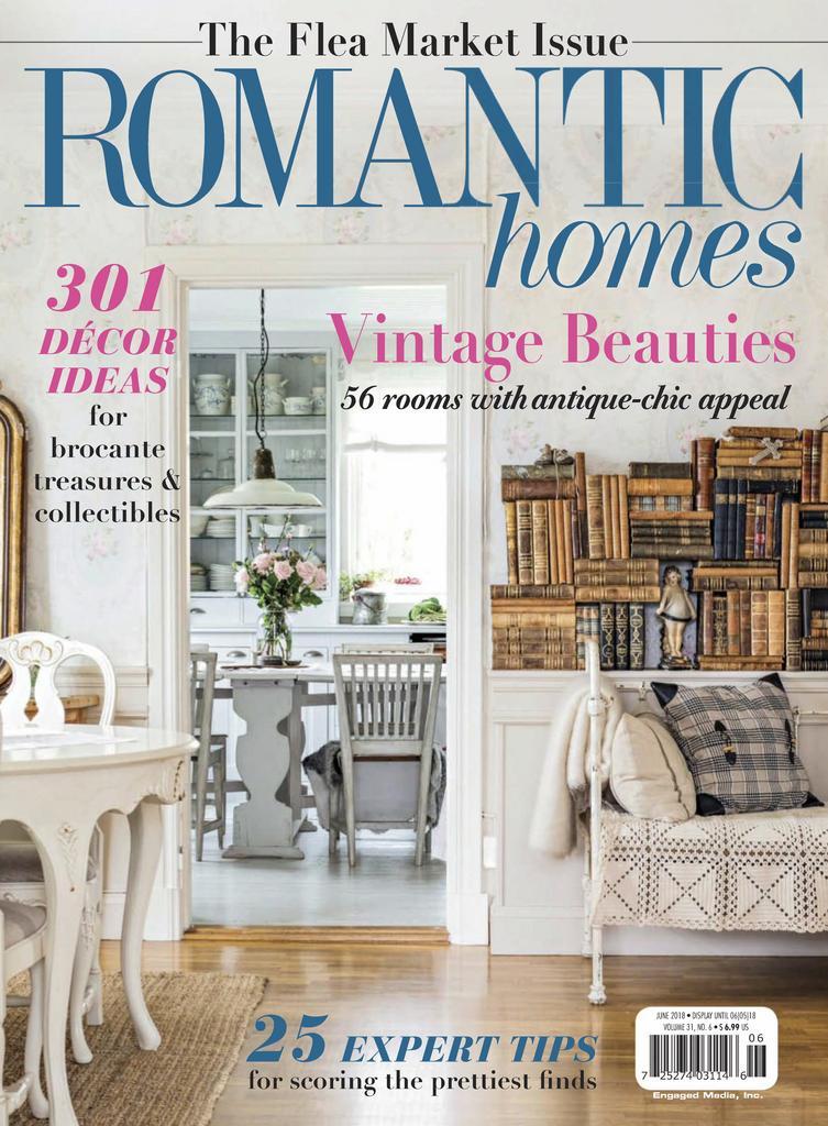 Romantic Homes Magazine TopMags   8123 Romantic Homes Cover 2018 June 1 Issue 