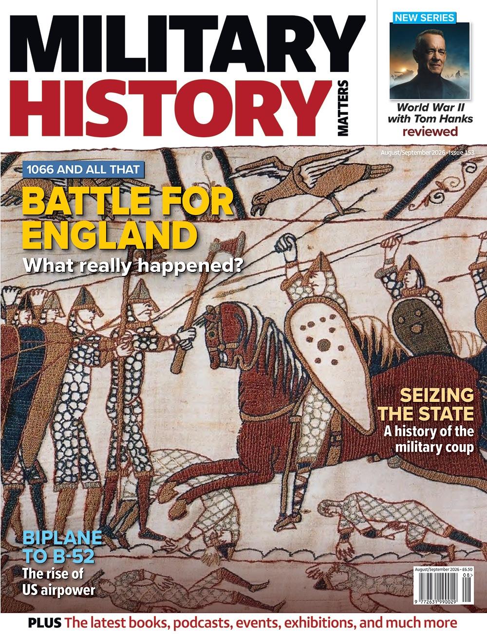 Military History Matters Magazine August 1st, 2026 Issue Cover