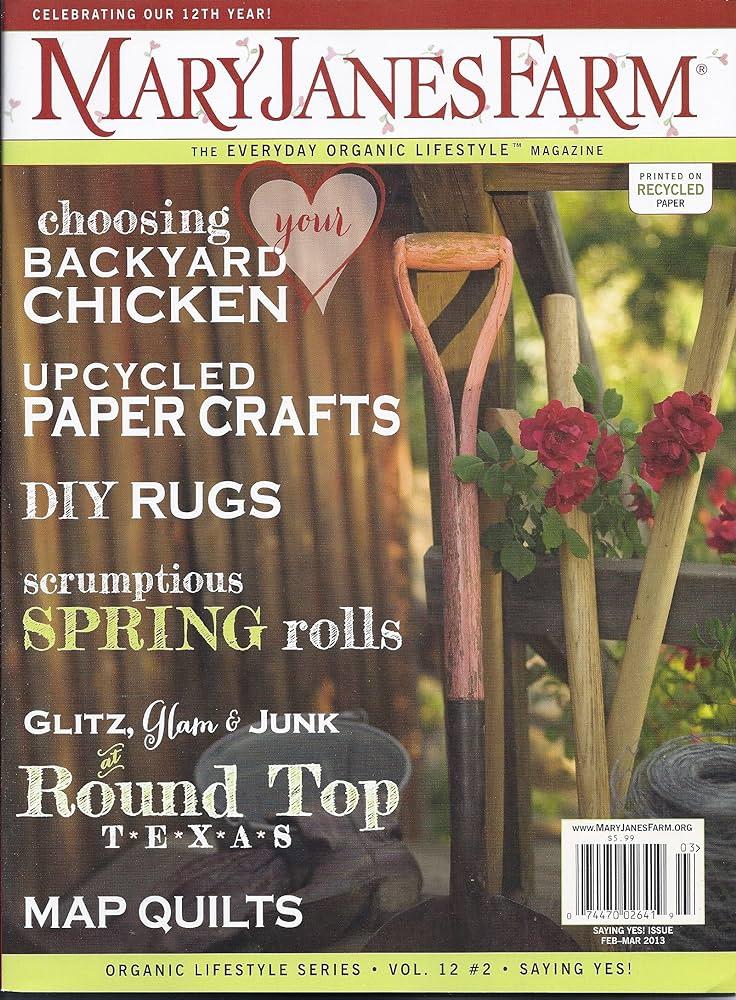 Maryjanes Farm Magazine Cover