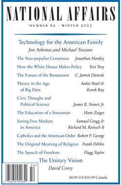 National Affairs Magazine Cover