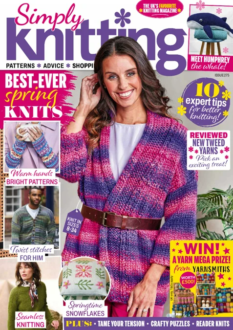 Simply Knitting Magazine Cover