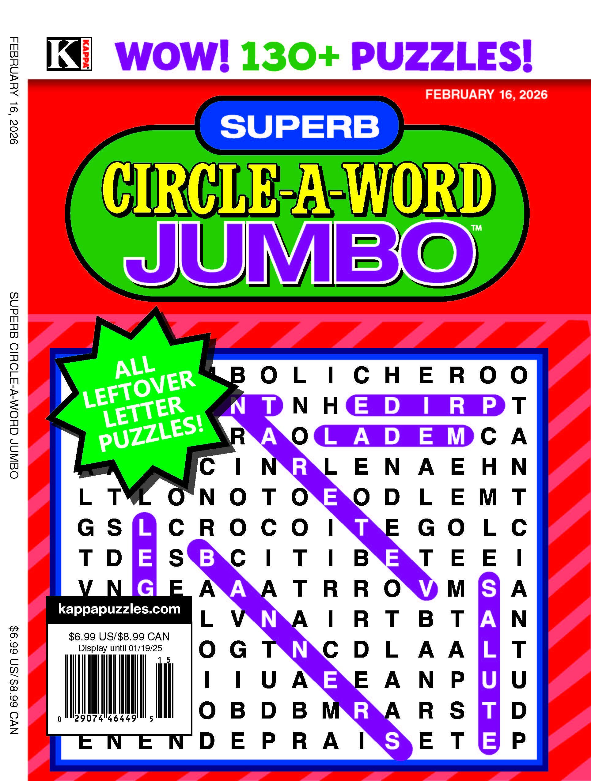 Superb Circle-a-word Jumbo