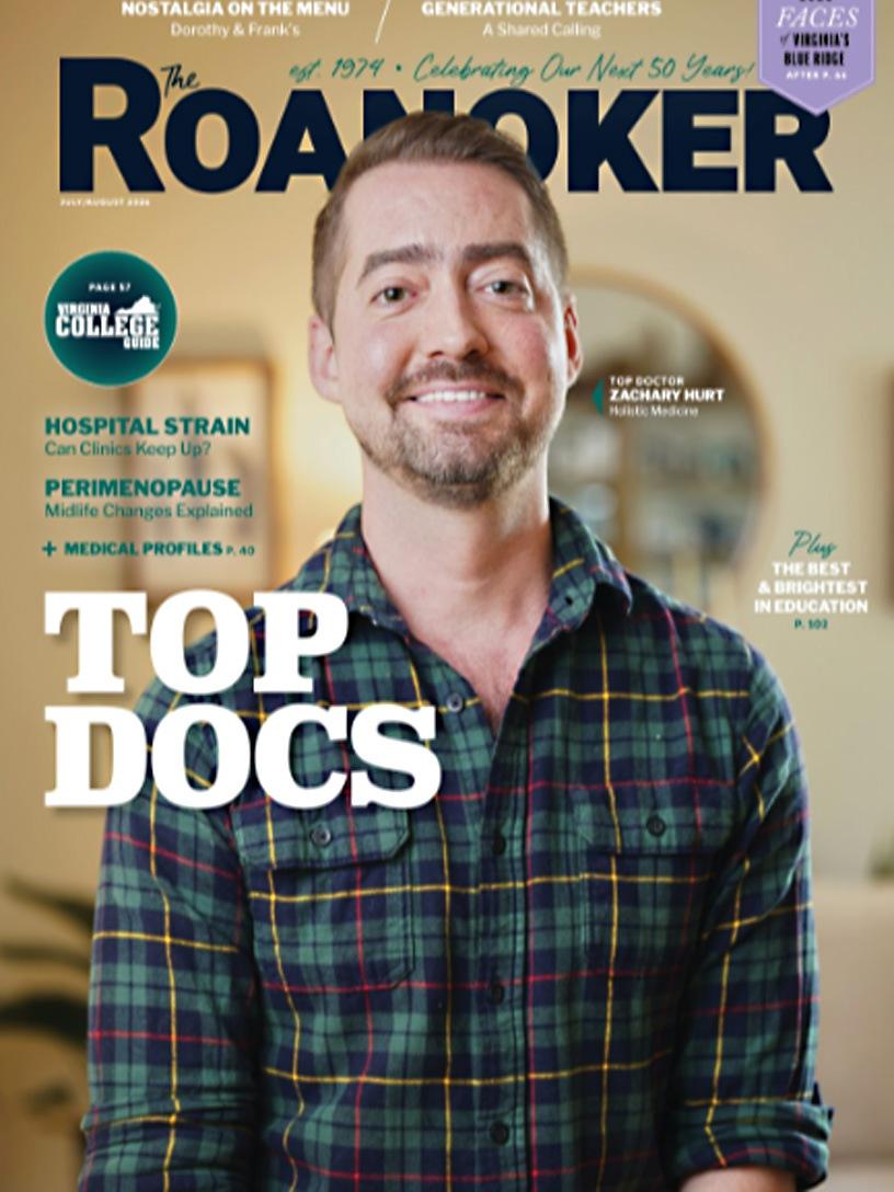The Roanoker Magazine July 1st, 2026 Issue Cover