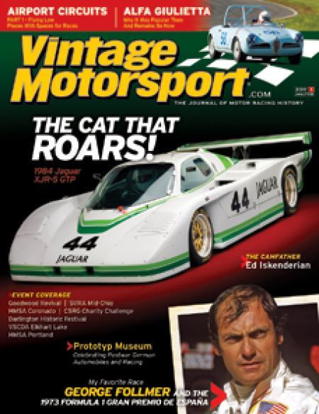 Vintage Motorsport Magazine Cover