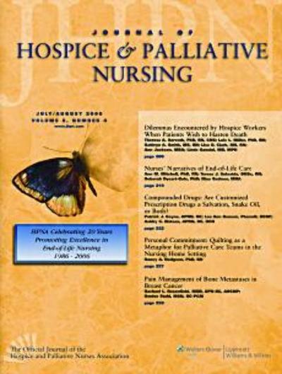 Journal Of Hospice & Palliative Nursing